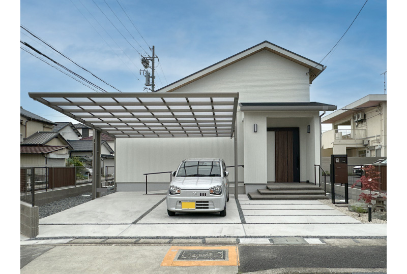 和風平屋の家 外観