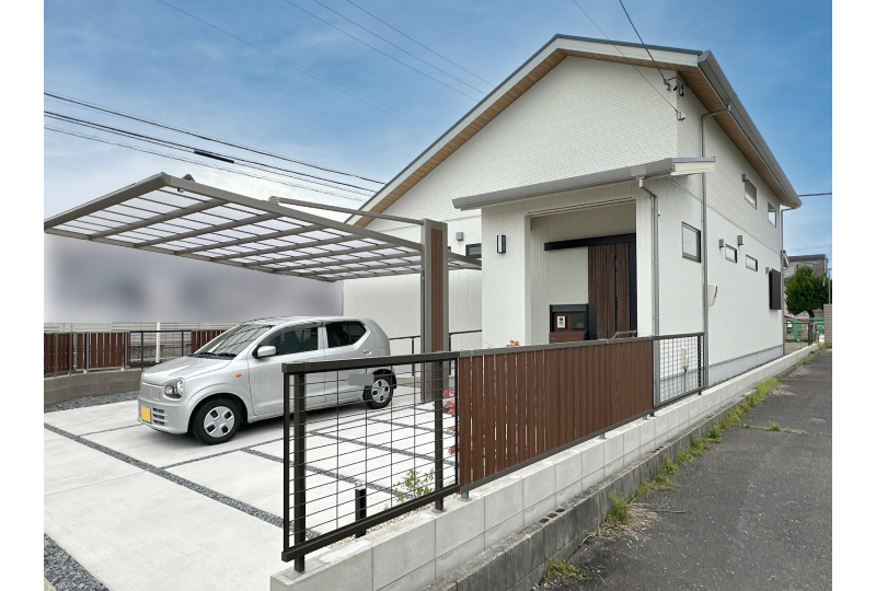 和風平屋の家 外観